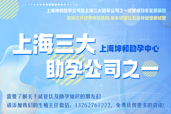 上海三大助孕公司(2024上海助孕公司前三名最新排行榜)